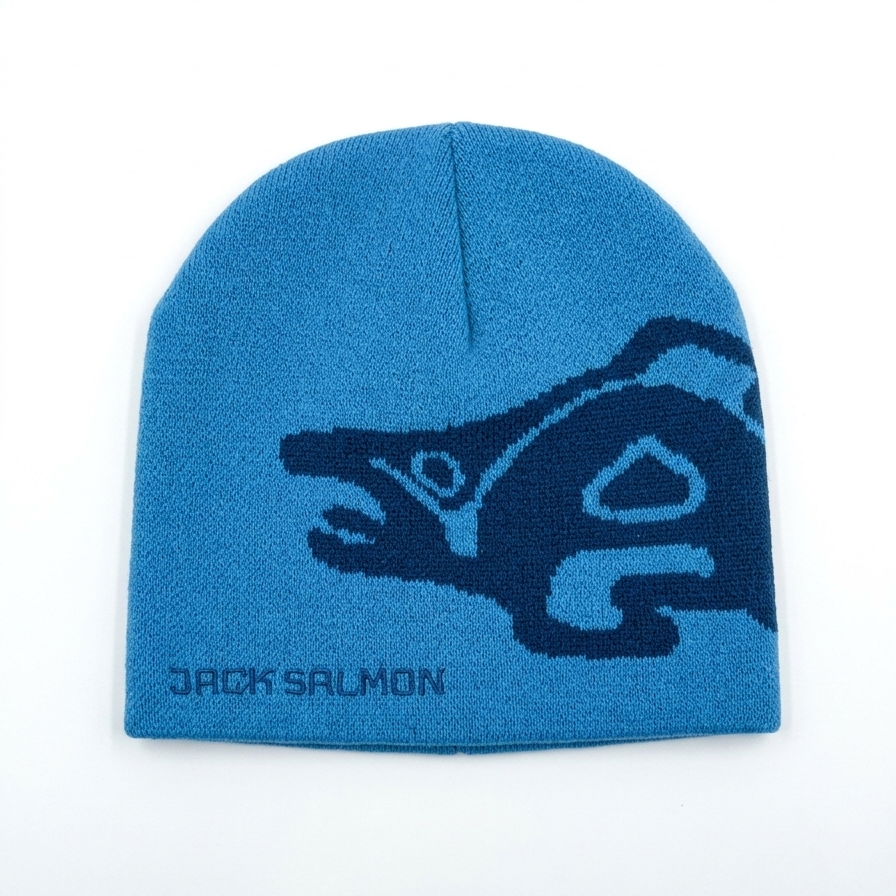 "The Fish" Beanie - Turquoise